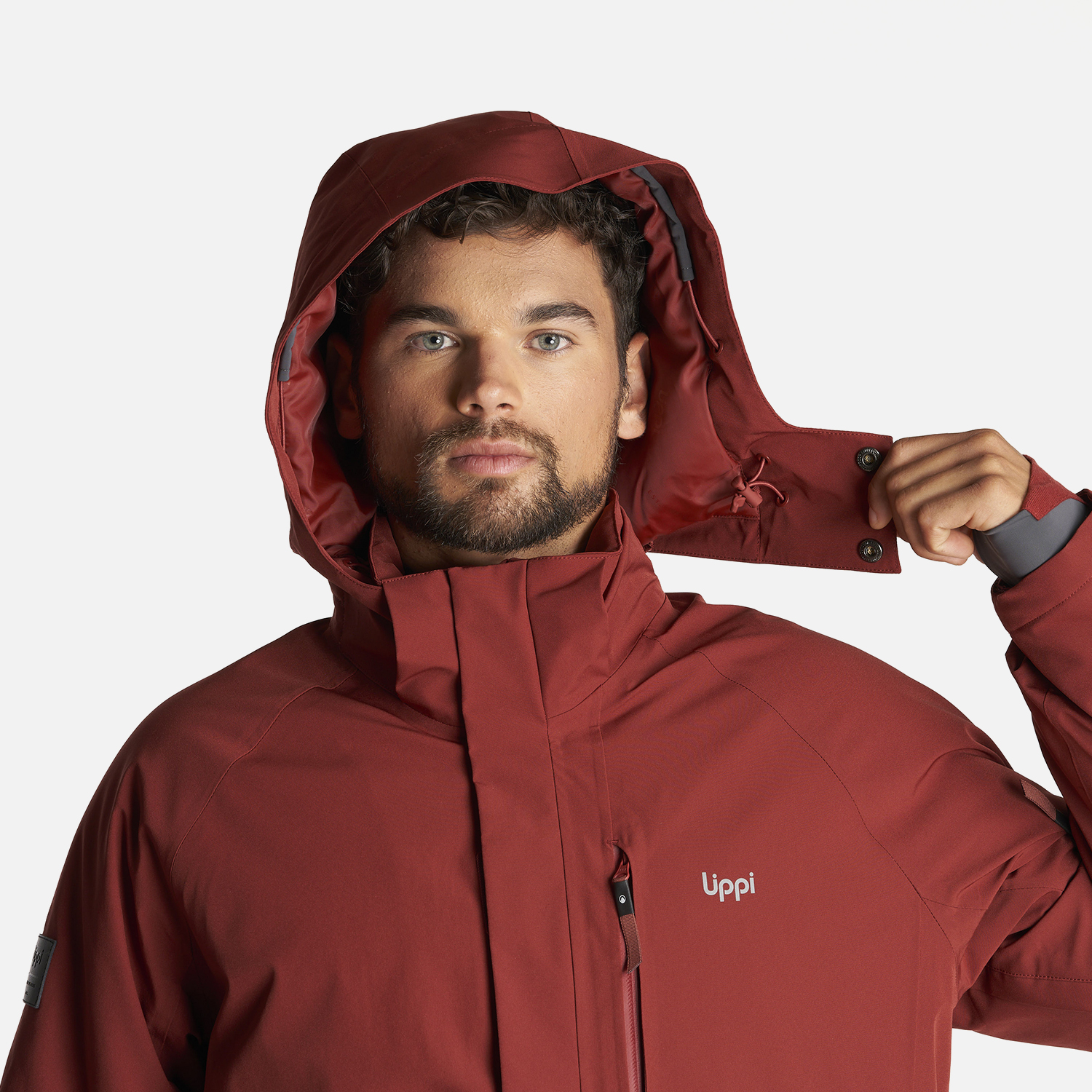 CHAQUETA HOMBRE ANDES B-DRY HOODY JACKET VINO LIPPI - 6
