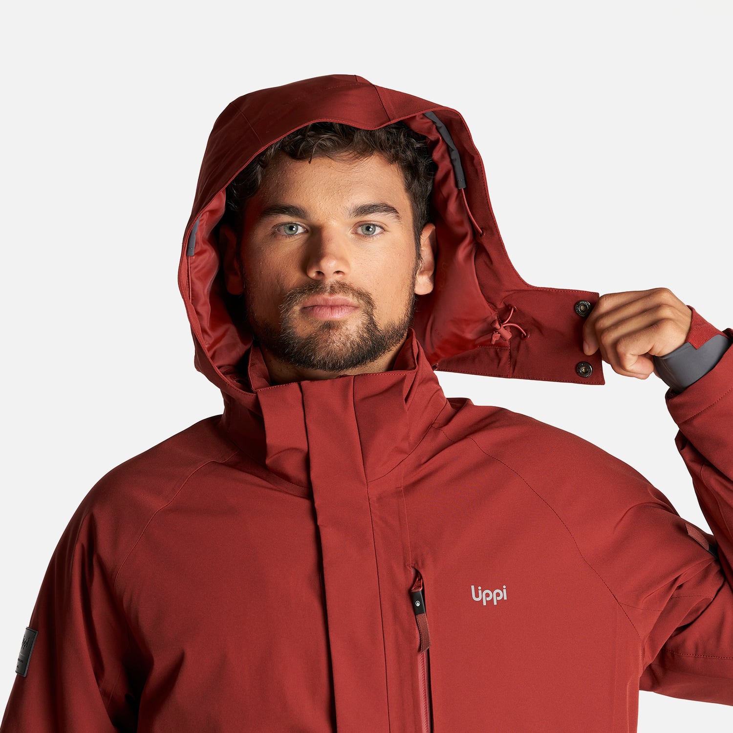 CHAQUETA HOMBRE ANDES B-DRY HOODY JACKET VINO LIPPI - 6