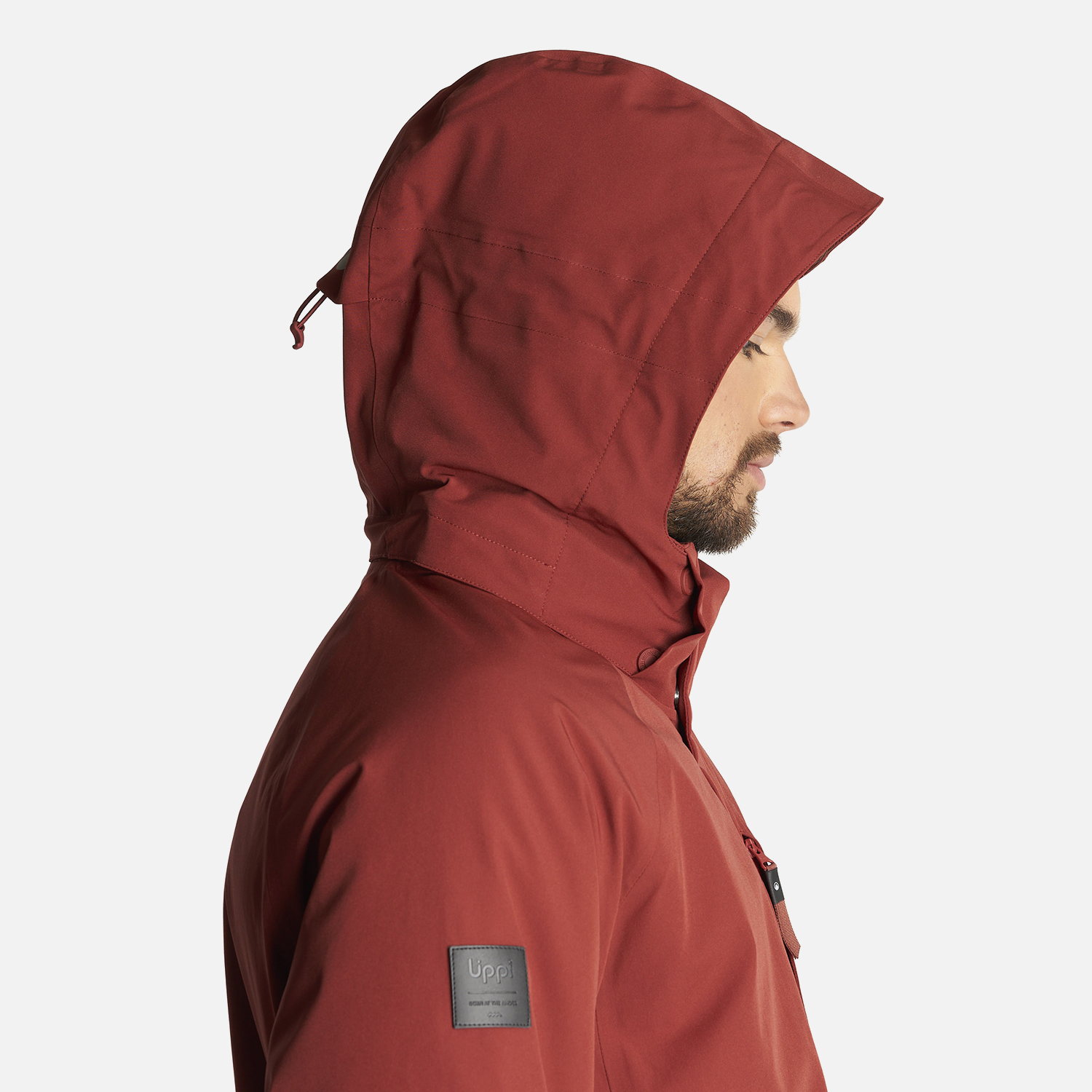 CHAQUETA HOMBRE ANDES B-DRY HOODY JACKET VINO LIPPI - 7