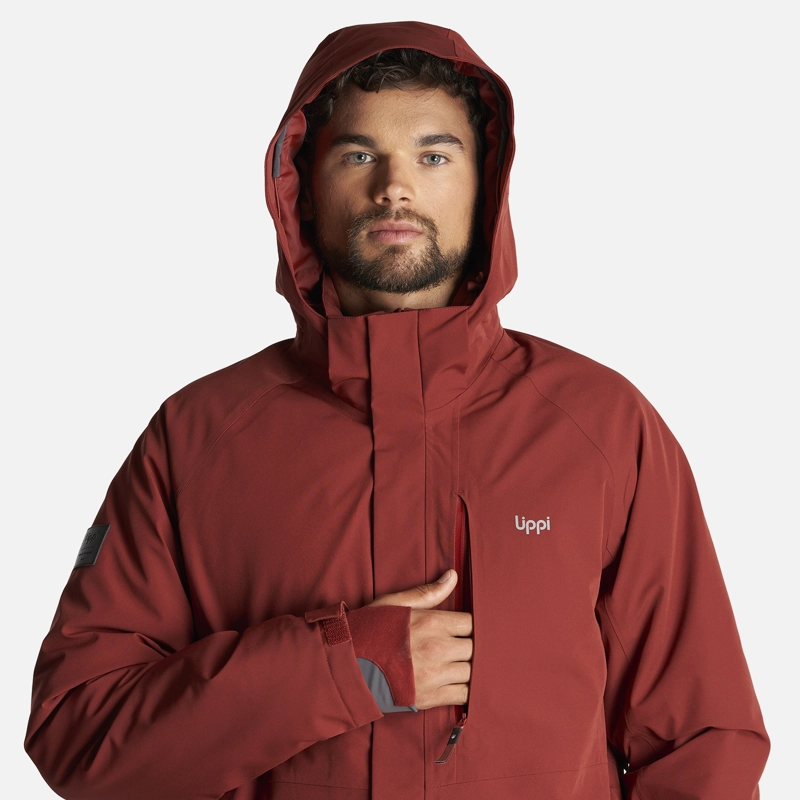 CHAQUETA HOMBRE ANDES B-DRY HOODY JACKET VINO LIPPI - 8