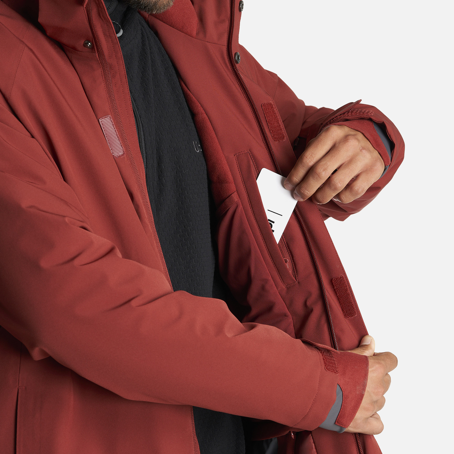 CHAQUETA HOMBRE ANDES B-DRY HOODY JACKET VINO LIPPI - 9