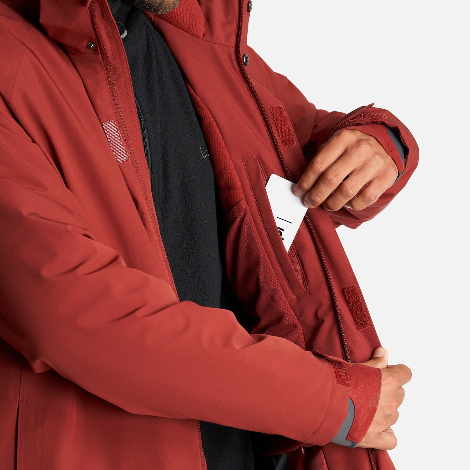 CHAQUETA HOMBRE ANDES B-DRY HOODY JACKET VINO LIPPI - 9