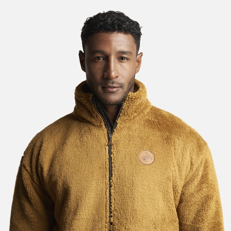 CHAQUETA HOMBRE CALURO-SIN MOSTAZA OSCURO HAKA HONU - 4