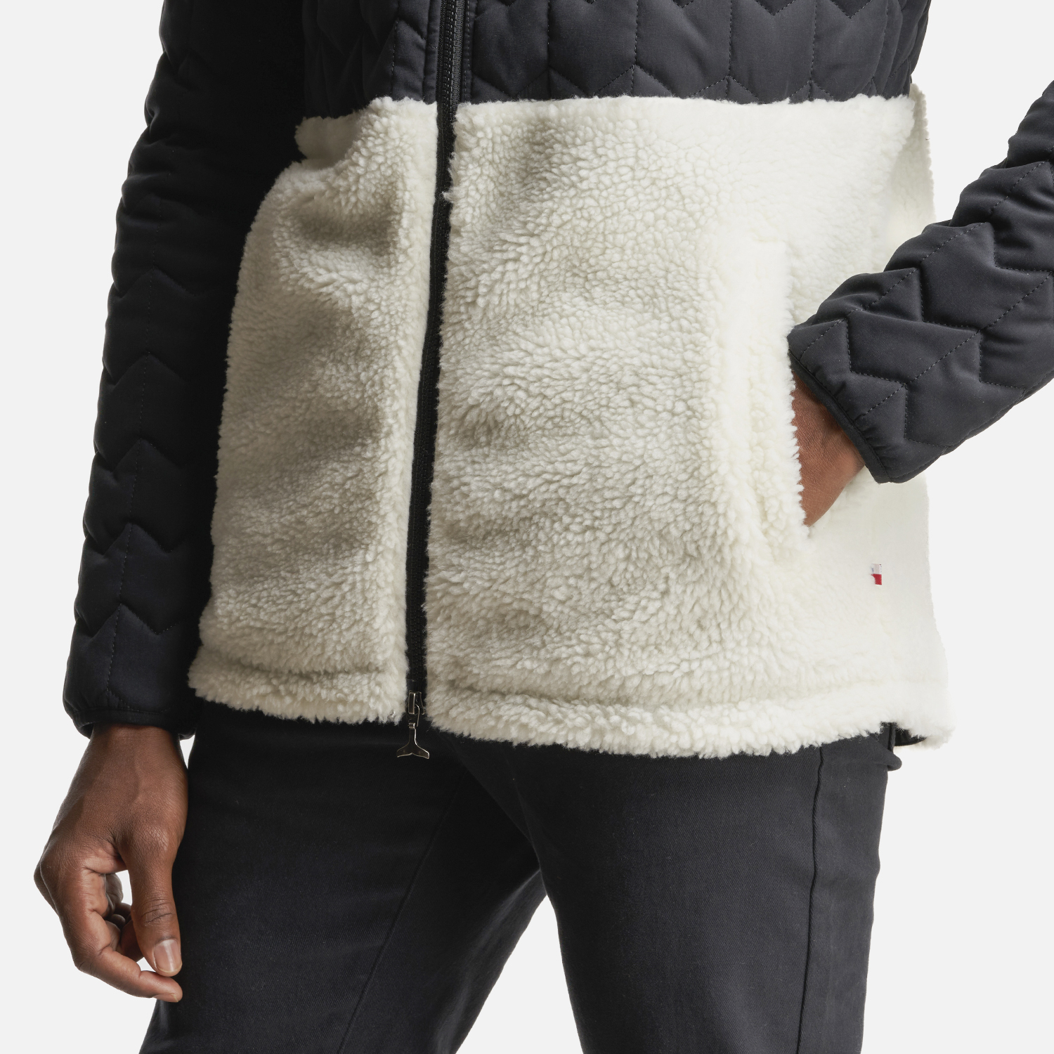 CHAQUETA HOMBRE NOES-NI NEGRO CREMA HAKA HONU - 5
