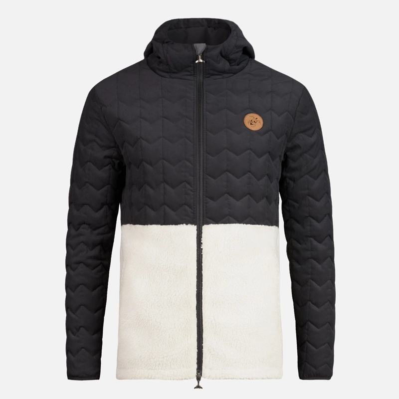 CHAQUETA HOMBRE NOES-NI NEGRO CREMA HAKA HONU - 8