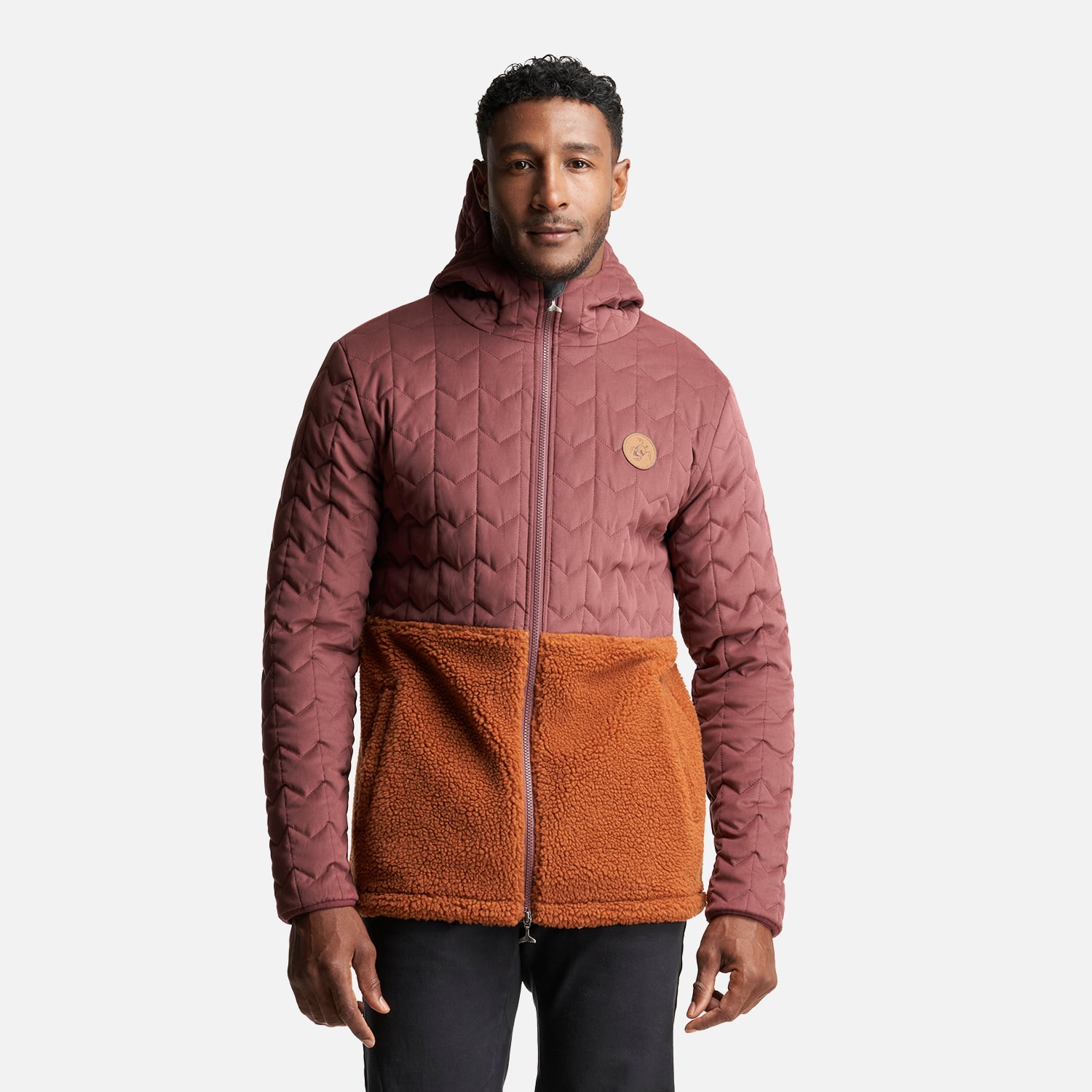 CHAQUETA HOMBRE NOES-NI BURDEO/TERRACOTA HAKA HONU - 1