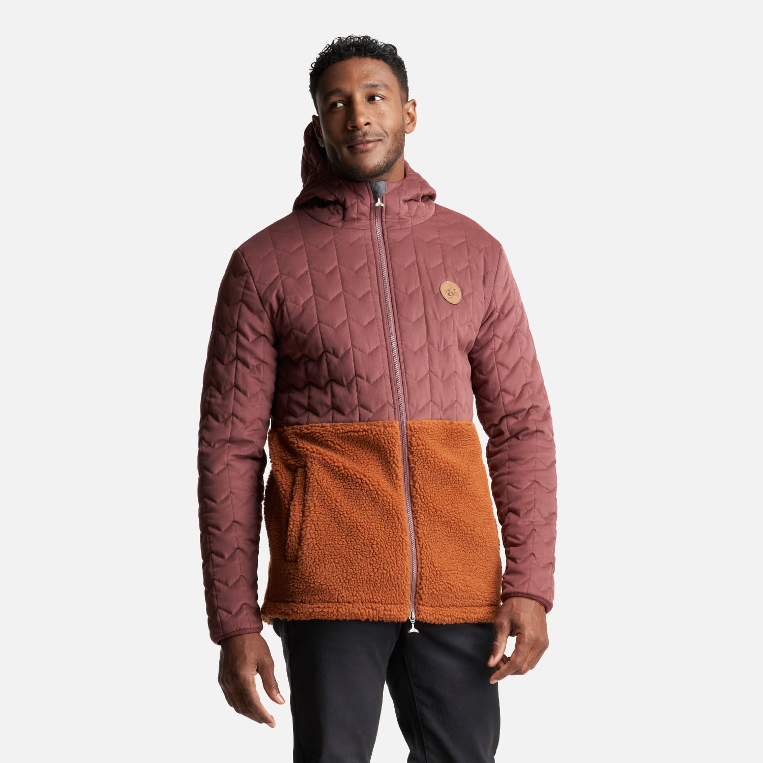 CHAQUETA HOMBRE NOES-NI BURDEO/TERRACOTA HAKA HONU - 2