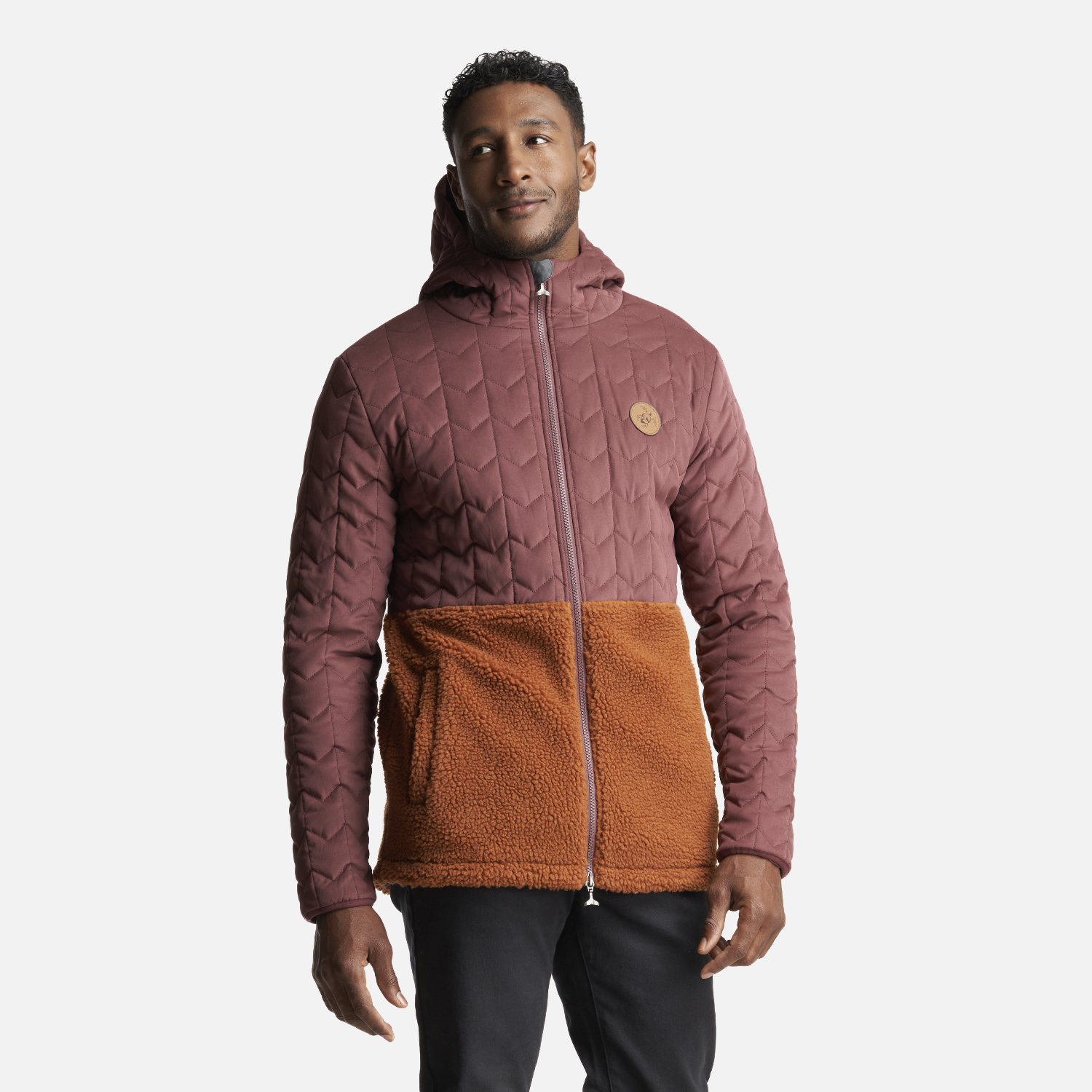 CHAQUETA HOMBRE NOES-NI BURDEO/TERRACOTA HAKA HONU - 2