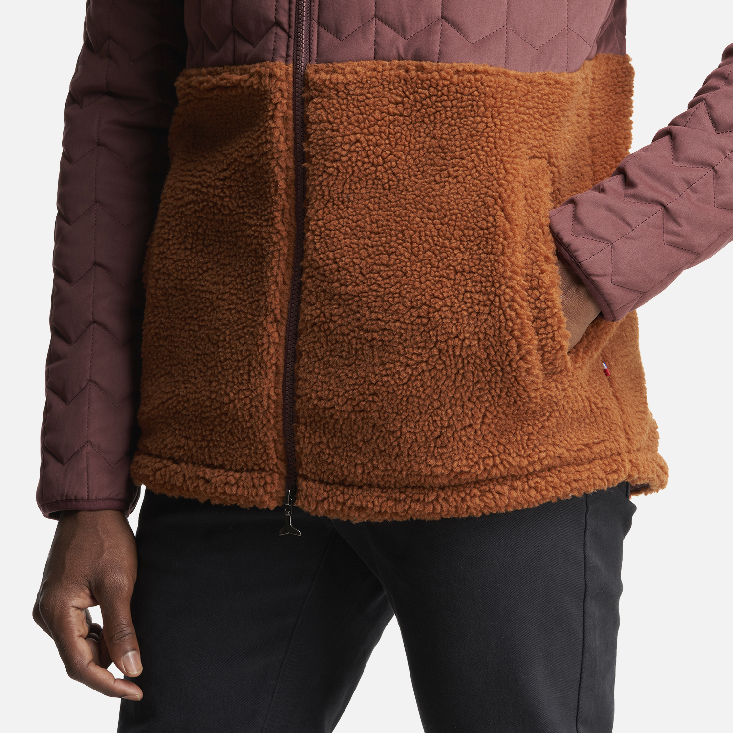 CHAQUETA HOMBRE NOES-NI BURDEO/TERRACOTA HAKA HONU - 5