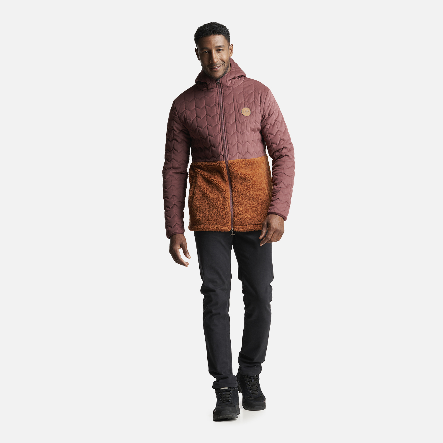 CHAQUETA HOMBRE NOES-NI BURDEO/TERRACOTA HAKA HONU - 7