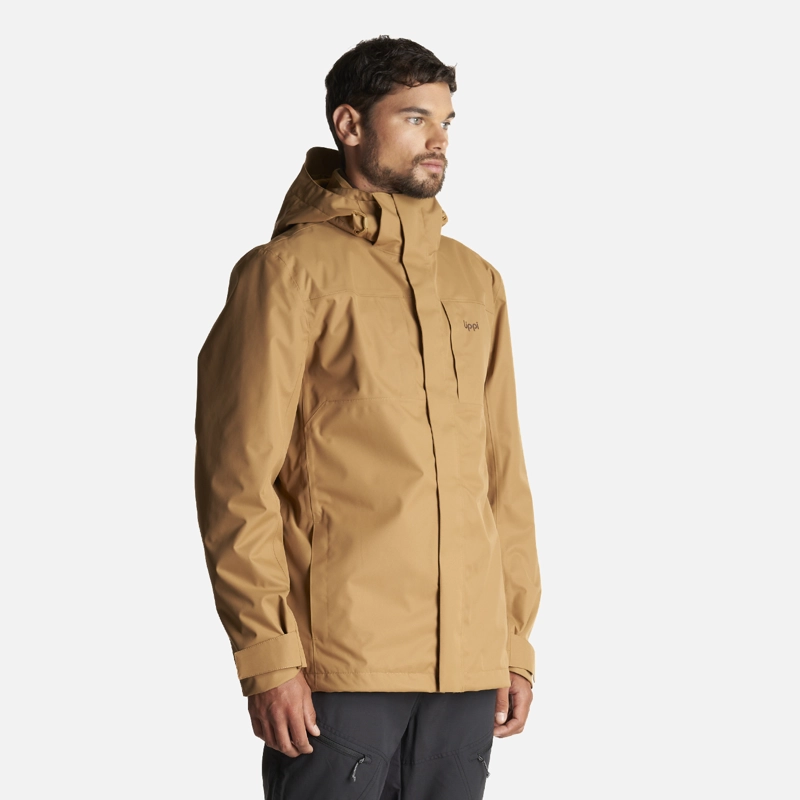 CHAQUETA HOMBRE TRES CRUCES FUSION-3 HOODY JACKET MOSTAZA OSCURO LIPPI - 3