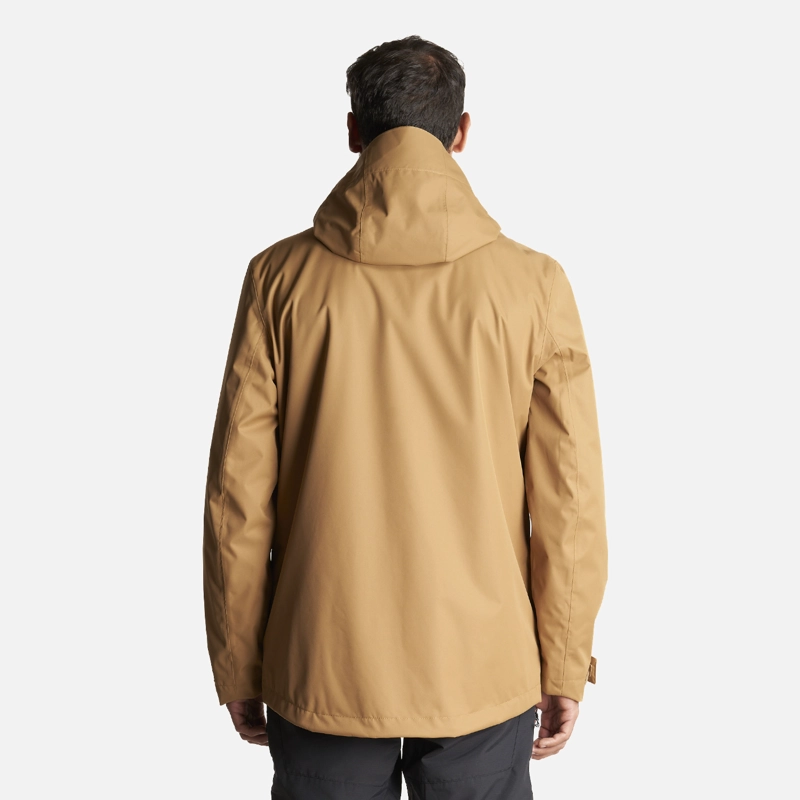 CHAQUETA HOMBRE TRES CRUCES FUSION-3 HOODY JACKET MOSTAZA OSCURO LIPPI - 5