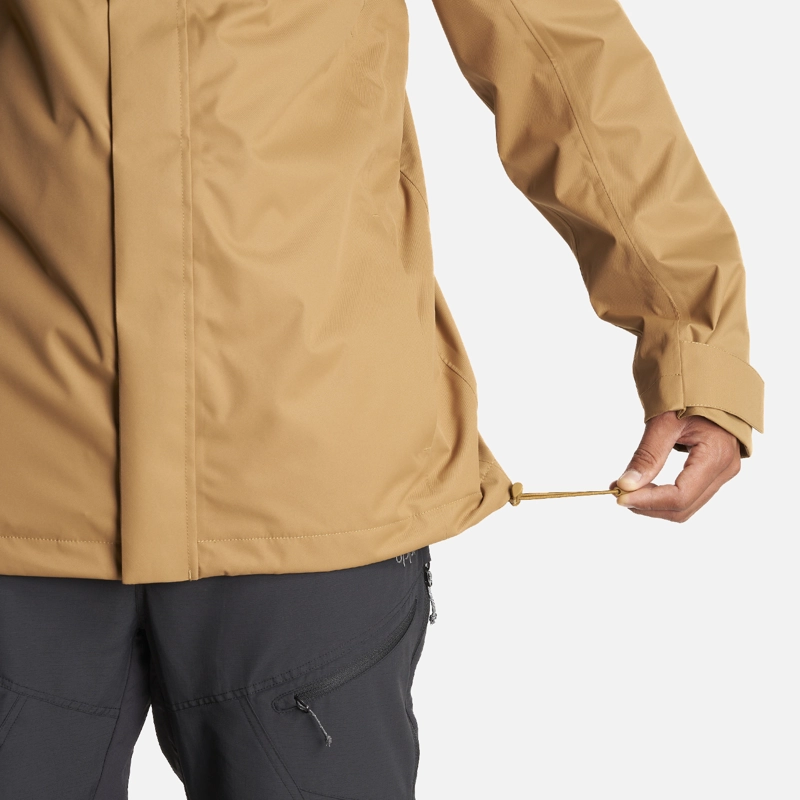 CHAQUETA HOMBRE TRES CRUCES FUSION-3 HOODY JACKET MOSTAZA OSCURO LIPPI - 9