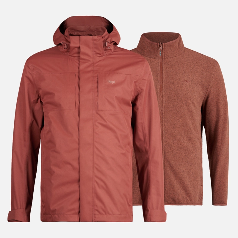 CHAQUETA HOMBRE TRES CRUCES FUSION-3 HOODY JACKET VINO LIPPI - 1