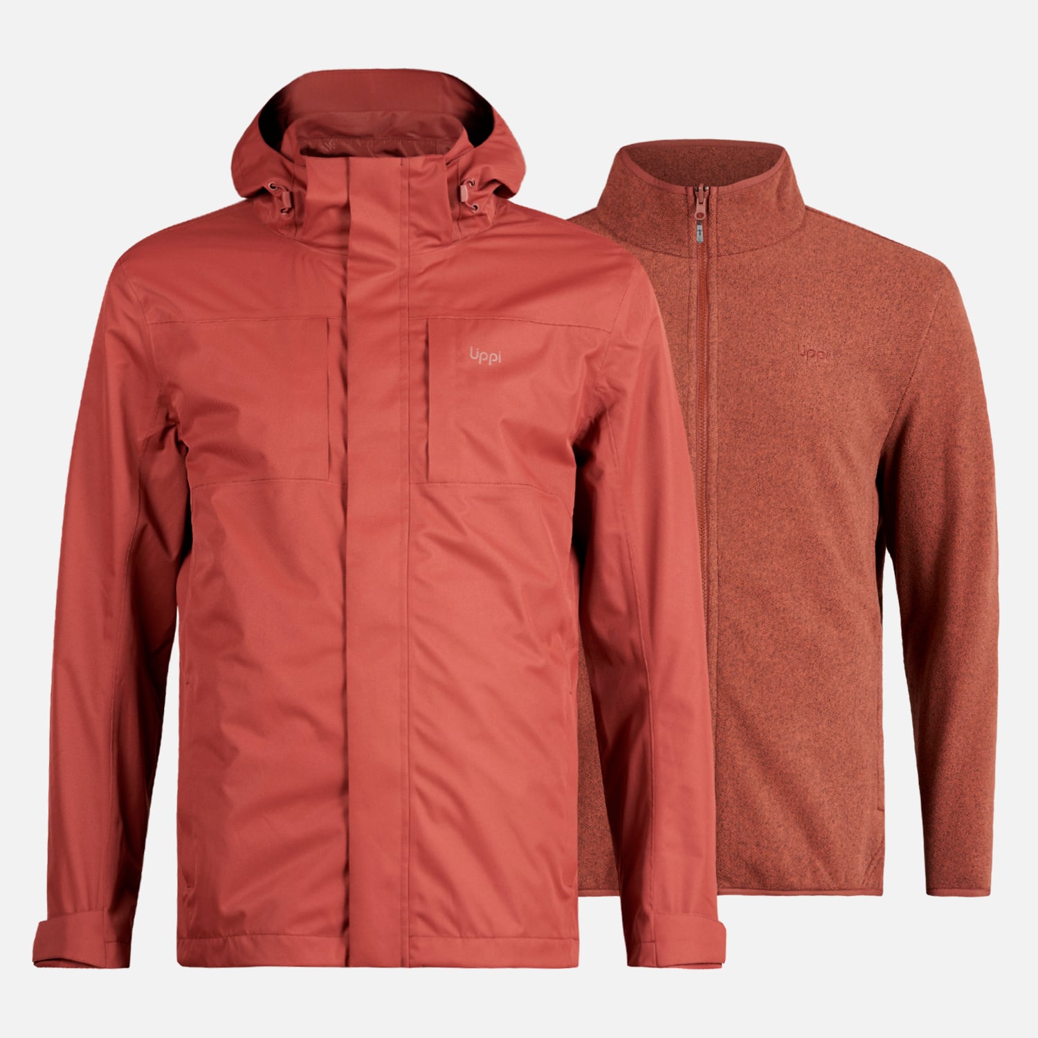 CHAQUETA HOMBRE TRES CRUCES FUSION-3 HOODY JACKET VINO LIPPI - 1