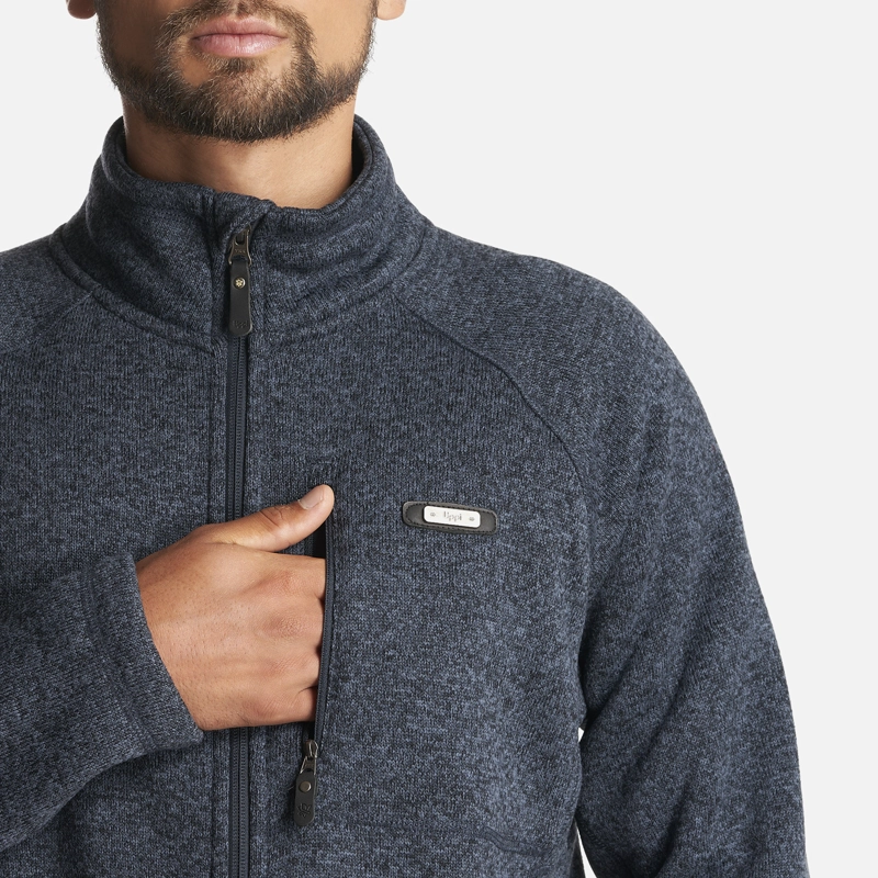 CHAQUETA HOMBRE WRAP UP BLEND PRO JACKET MELANGE AZUL NOCHE LIPPI - 5