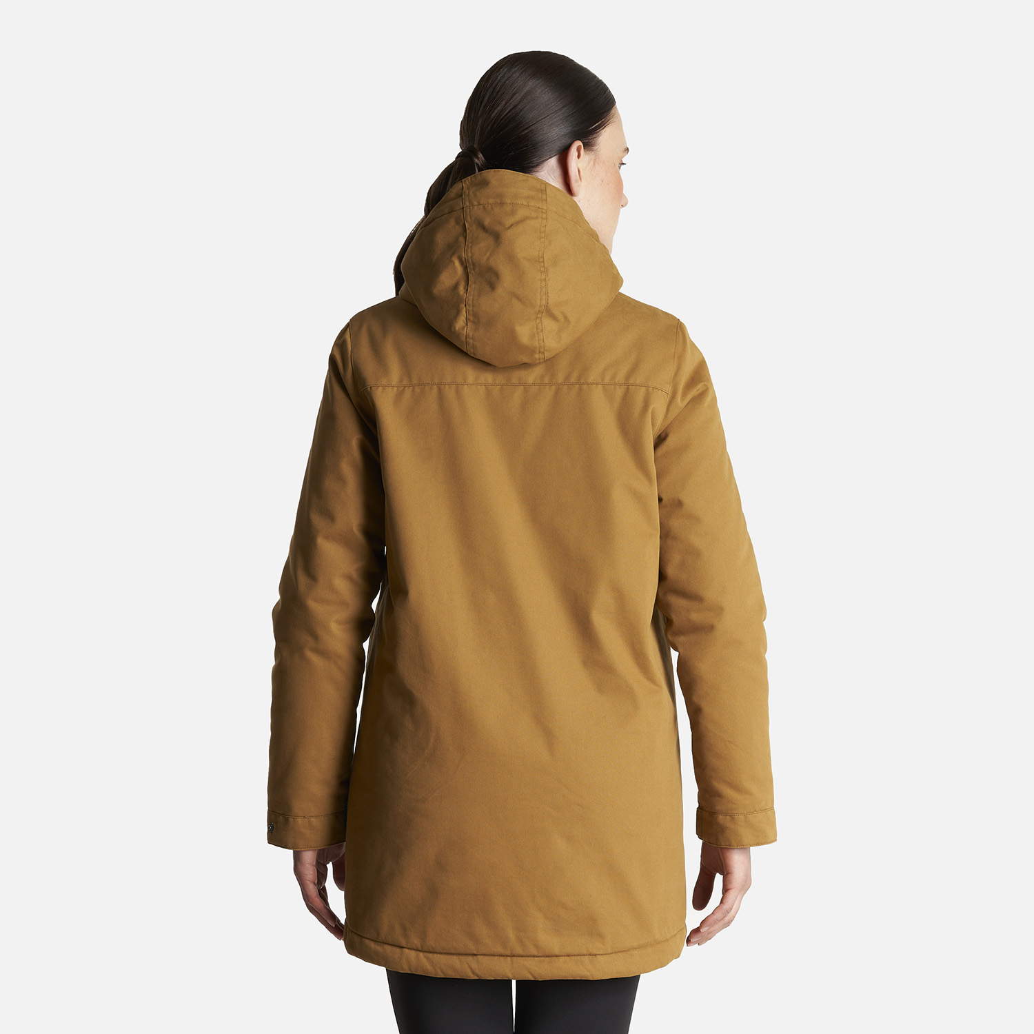 CHAQUETA MUJER PEUMO CANVAS HOODY JACKET MOSTAZA LIPPI I23 - 4