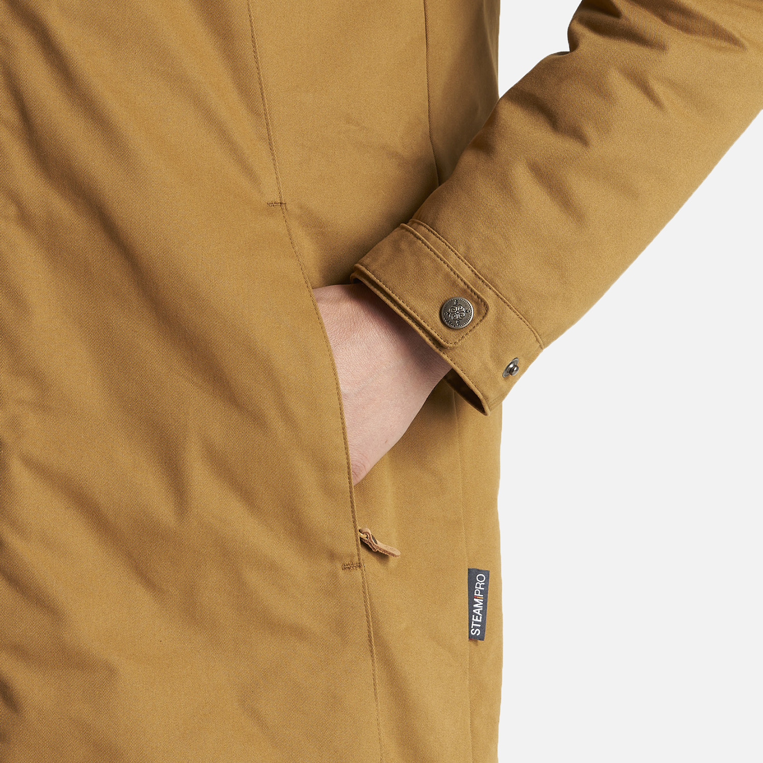 CHAQUETA MUJER PEUMO CANVAS HOODY JACKET MOSTAZA LIPPI I23 - 6