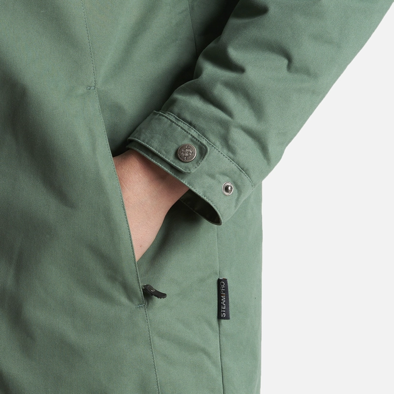 CHAQUETA MUJER PEUMO CANVAS HOODY JACKET VERDE BOTELLA LIPPI - 8