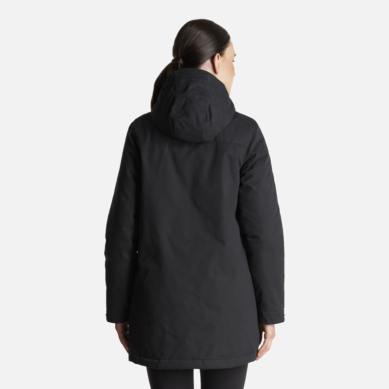 CHAQUETA MUJER PEUMO CANVAS HOODY JACKET NEGRO LIPPI - 4
