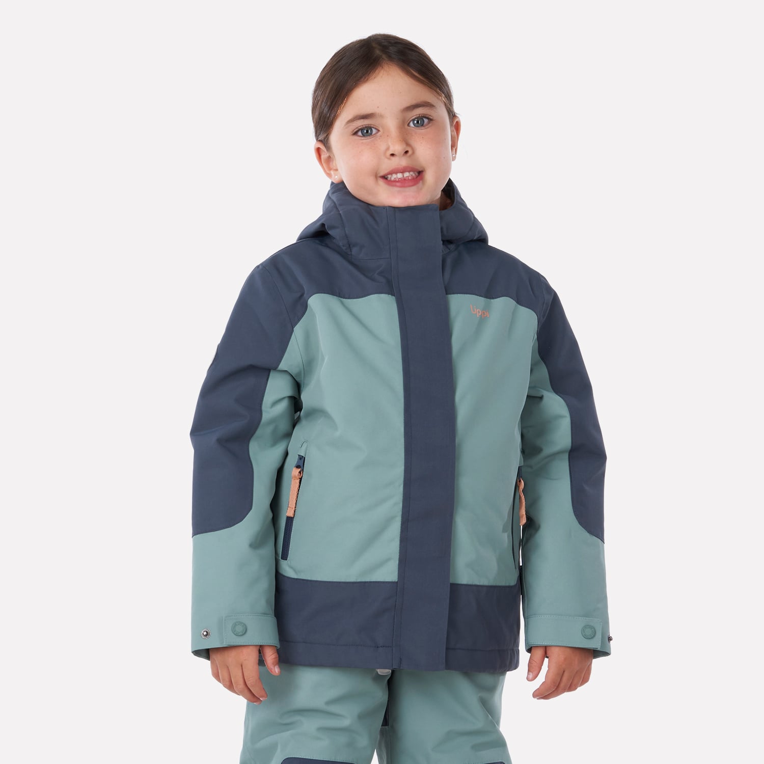 CHAQUETA NIÑA LIPPI JADE OSCURO ANDES SNOW B-DRY HOODY JACKET - 2