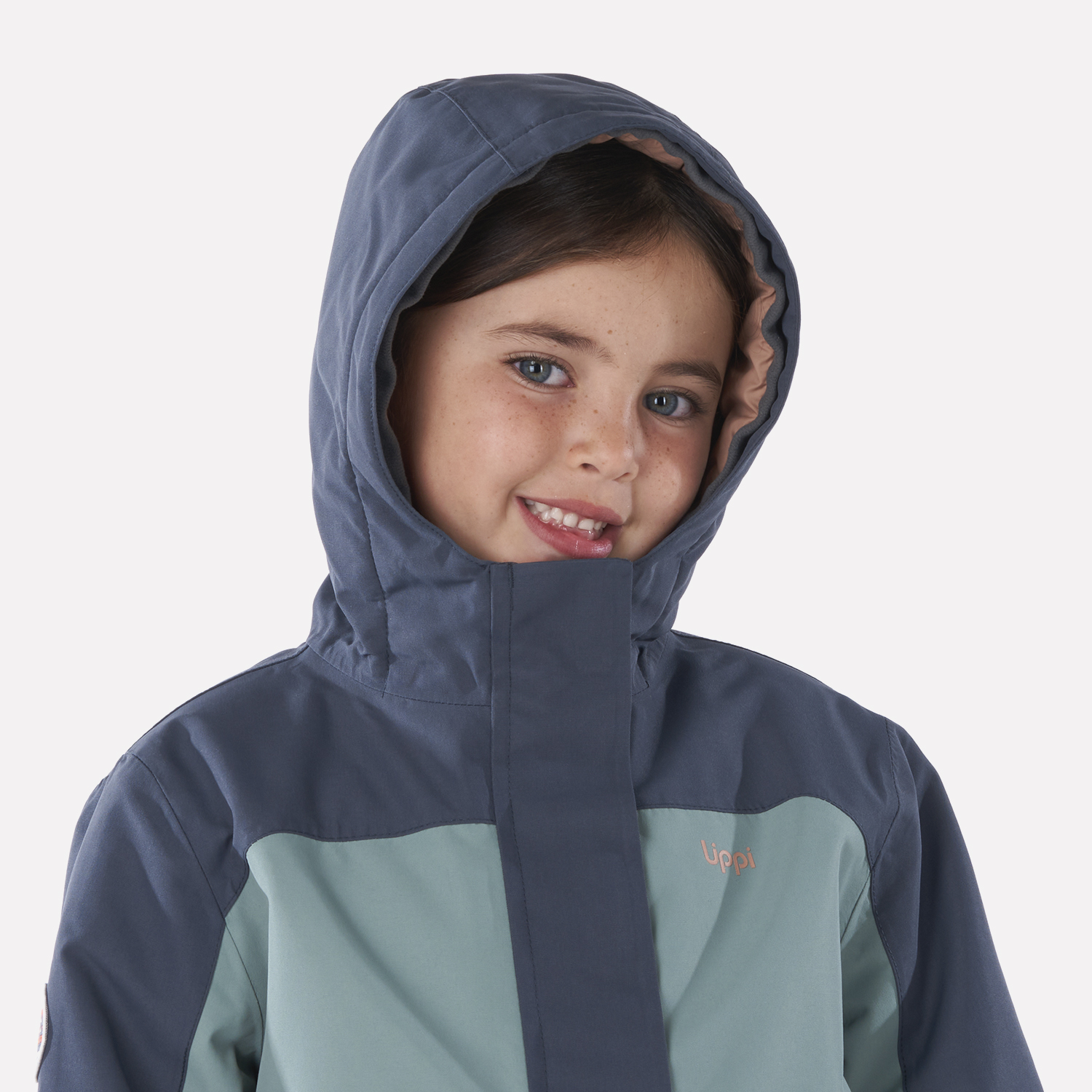 CHAQUETA NIÑA LIPPI JADE OSCURO ANDES SNOW B-DRY HOODY JACKET - 4