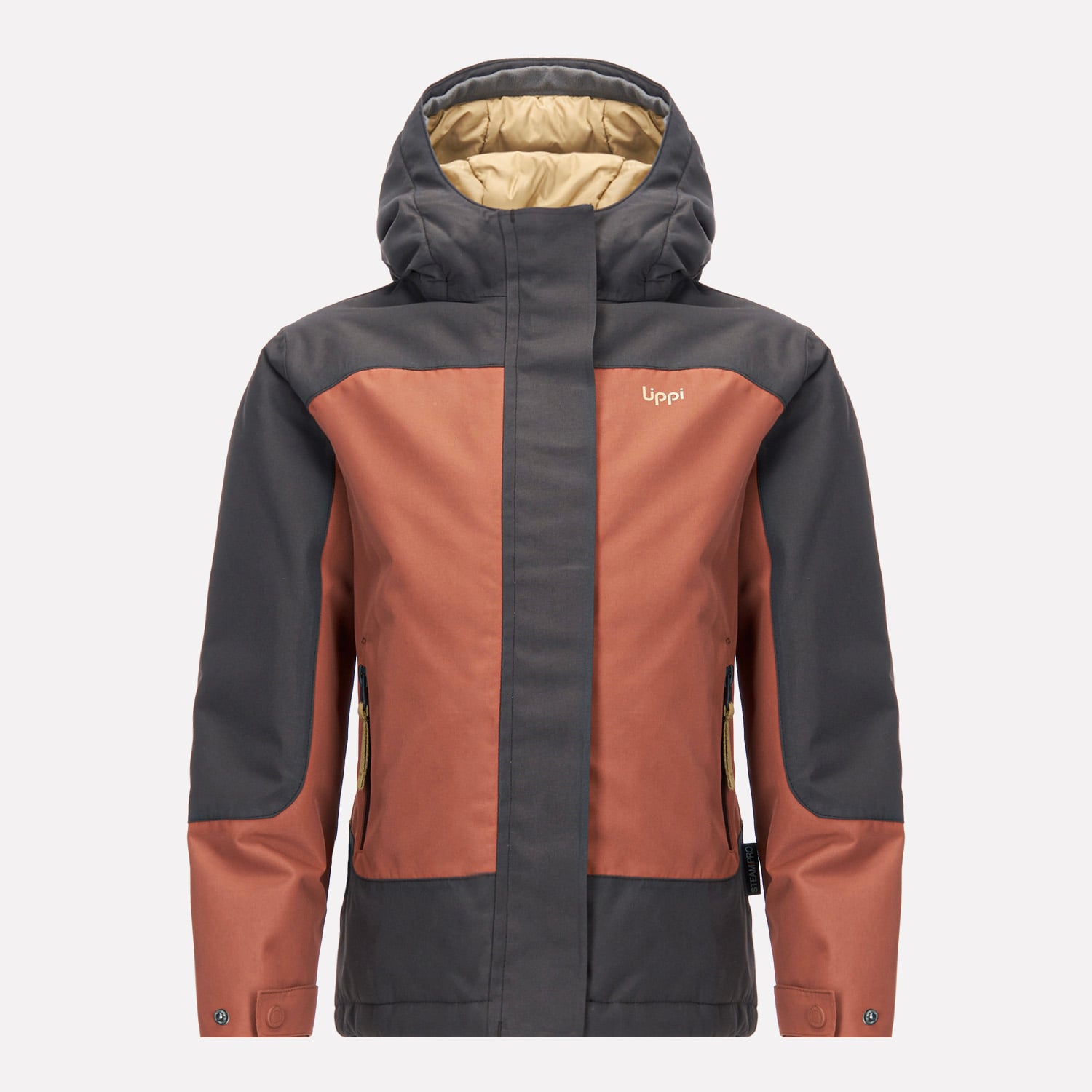 CHAQUETA NIÑO LIPPI LADRILLO ANDES SNOW B-DRY HOODY JACKET - 1