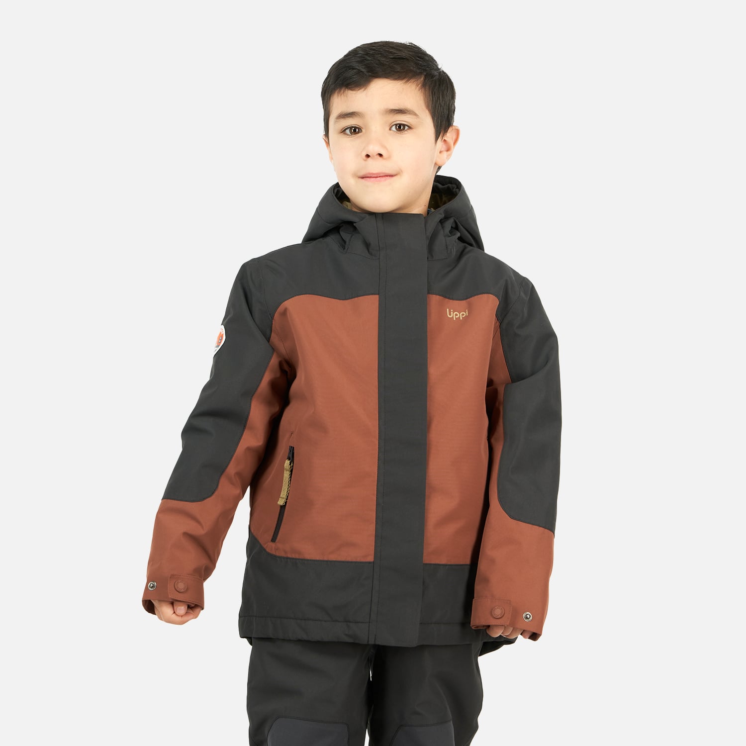 CHAQUETA NIÑO LIPPI LADRILLO ANDES SNOW B-DRY HOODY JACKET - 2