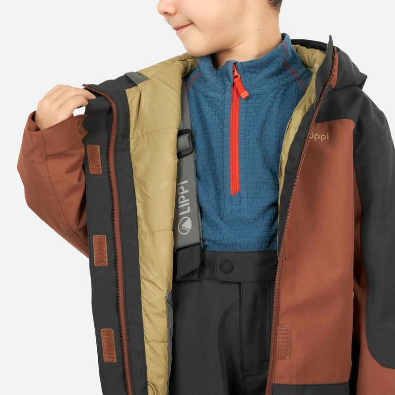CHAQUETA NIÑO LIPPI LADRILLO ANDES SNOW B-DRY HOODY JACKET - 5