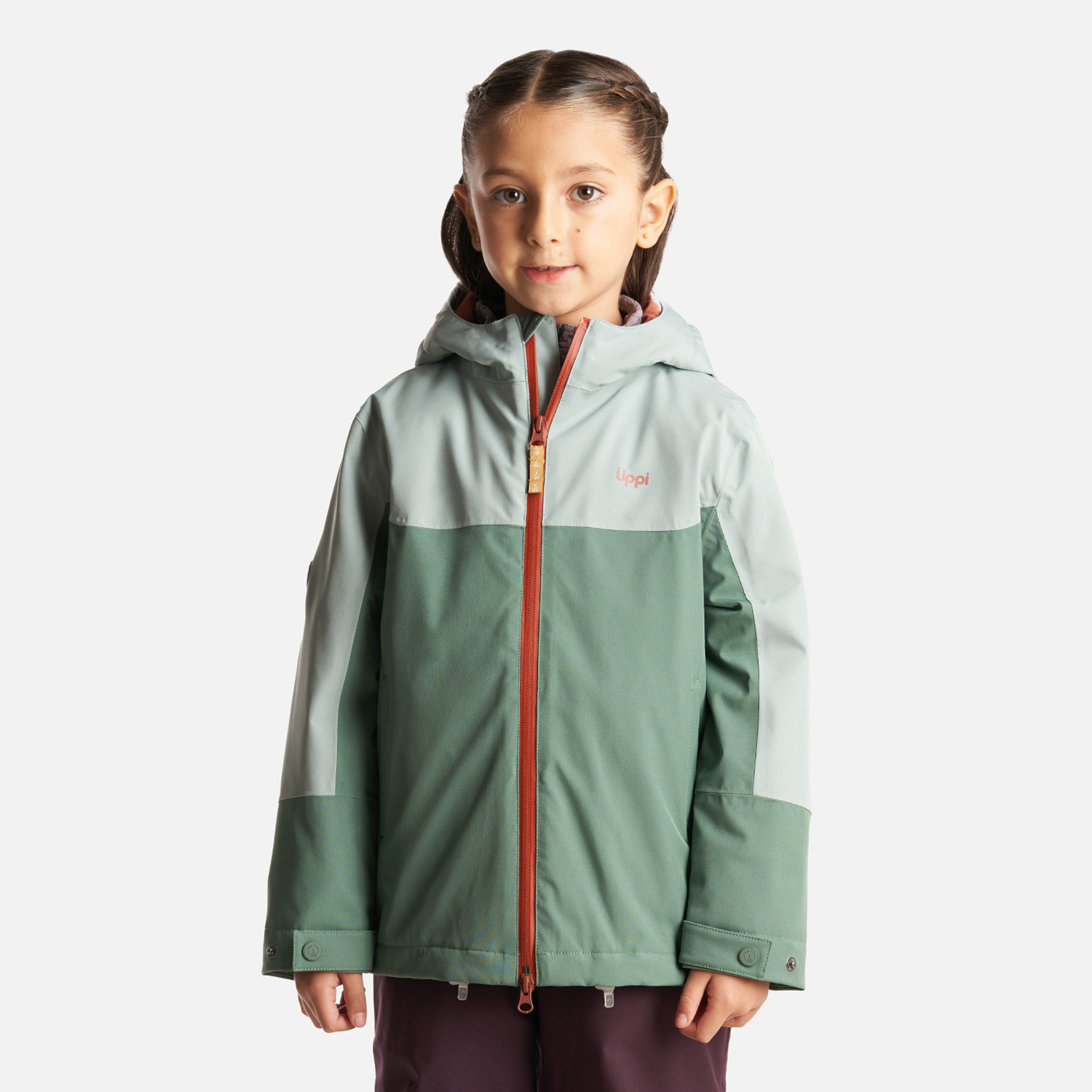 CHAQUETA NIÑA LIPPI VERDE SIERRA NEVADA B-DRY STEAM-PRO HOODY JACKET BOTELLA/JADE - 2
