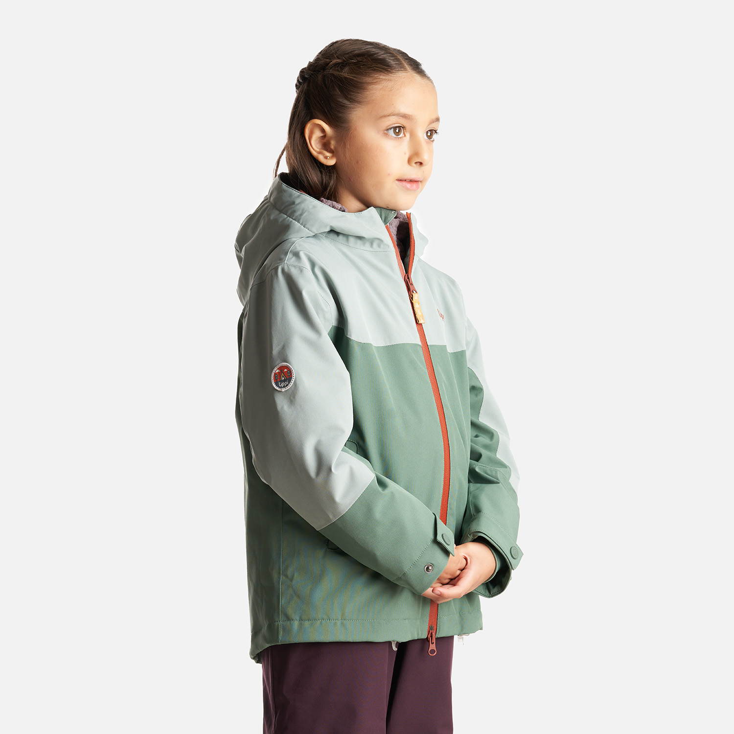 CHAQUETA NIÑA LIPPI VERDE SIERRA NEVADA B-DRY STEAM-PRO HOODY JACKET BOTELLA/JADE - 3