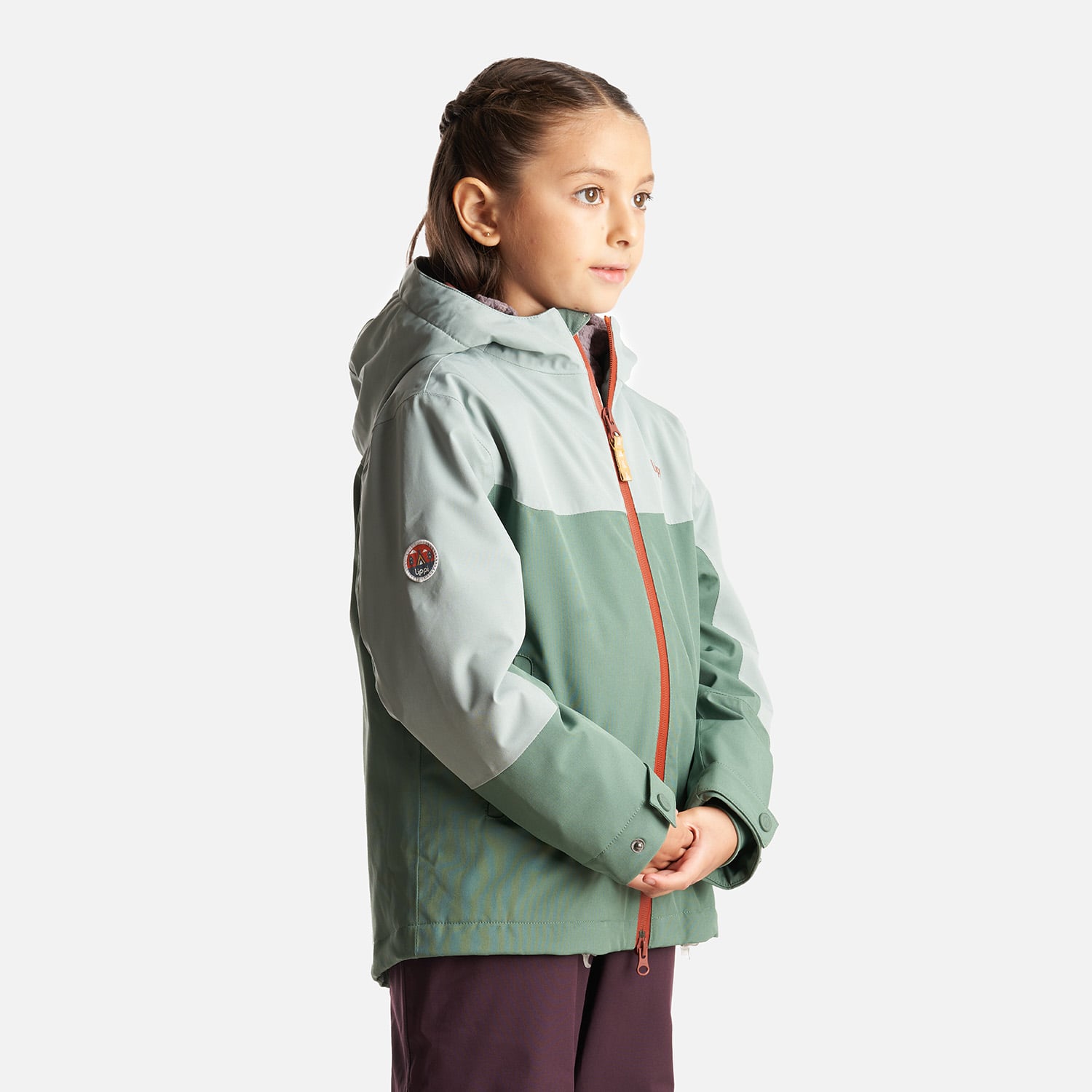 CHAQUETA NIÑA LIPPI VERDE SIERRA NEVADA B-DRY STEAM-PRO HOODY JACKET BOTELLA/JADE - 3