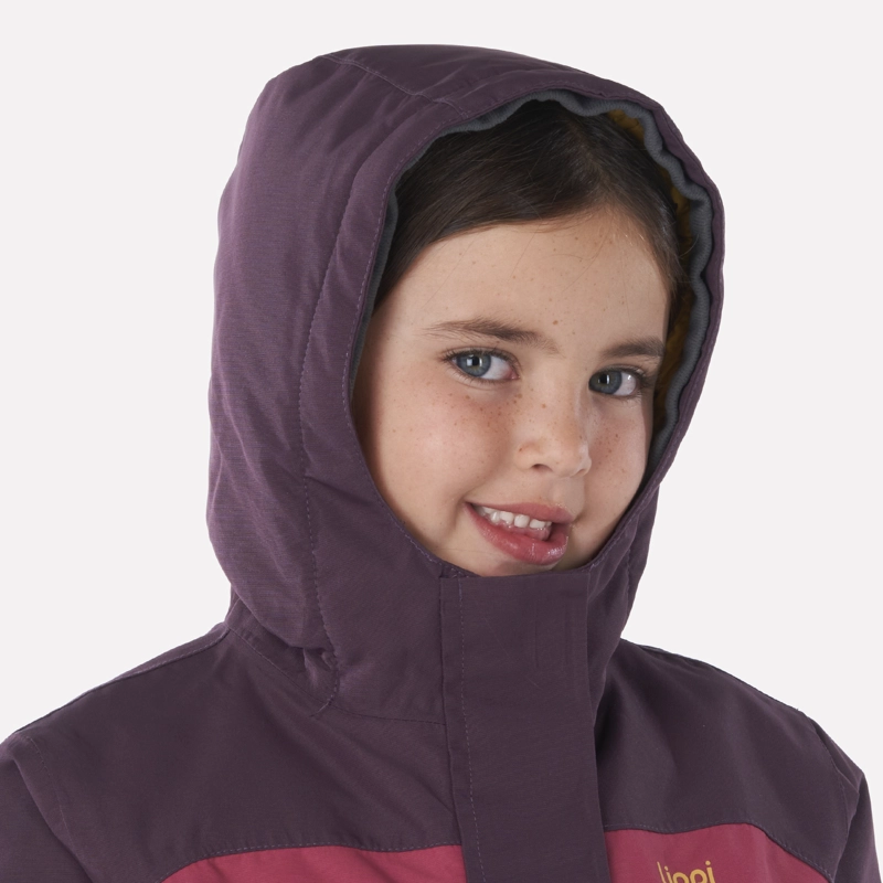 CHAQUETA NIÑA LIPPI ROSA ANDES SNOW B-DRY HOODY JACKET OSCURO - 3