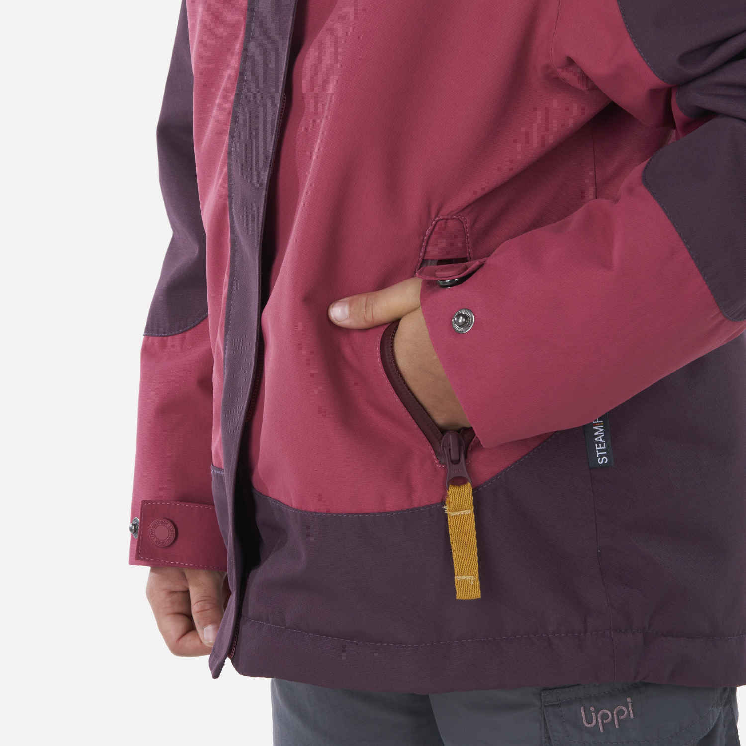 CHAQUETA NIÑA LIPPI ROSA ANDES SNOW B-DRY HOODY JACKET OSCURO - 4