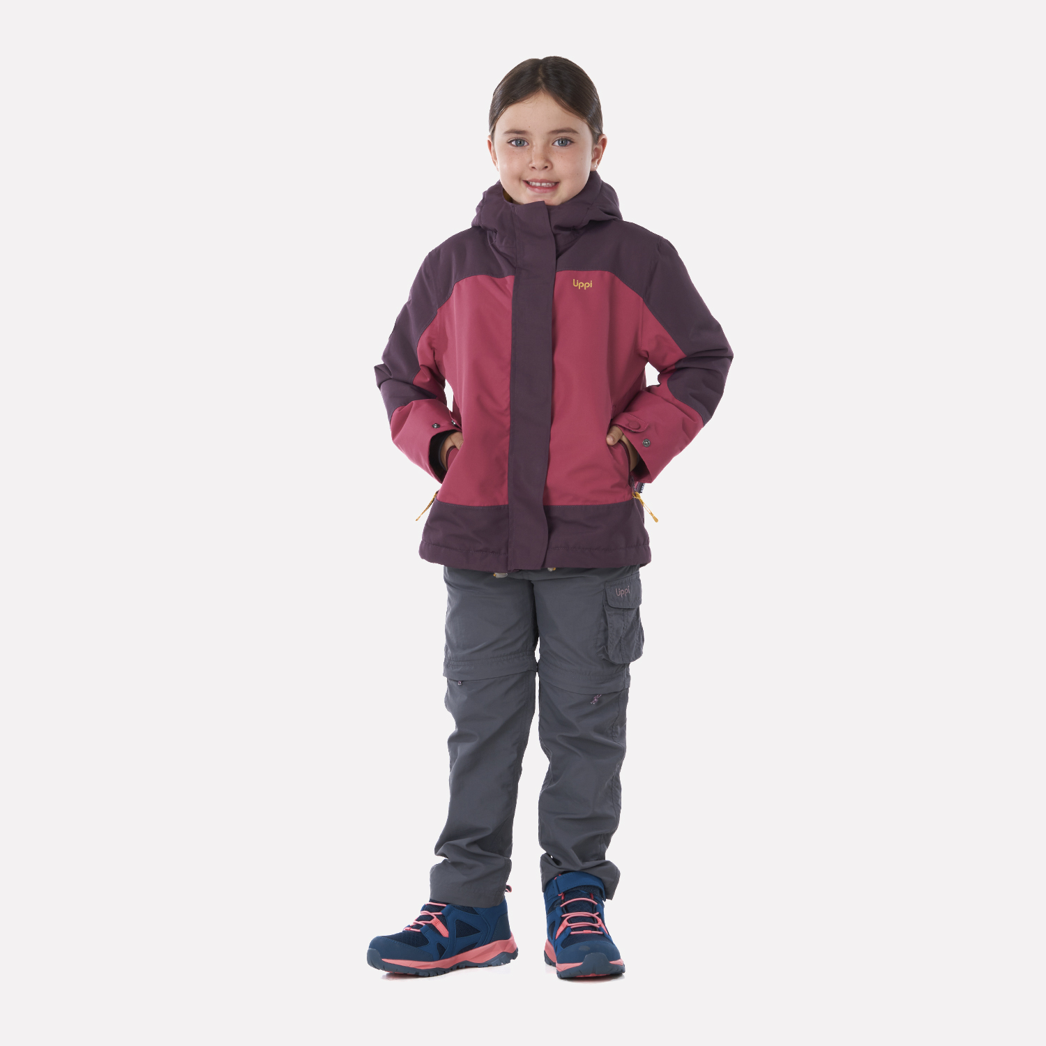 CHAQUETA NIÑA LIPPI ROSA ANDES SNOW B-DRY HOODY JACKET OSCURO - 5