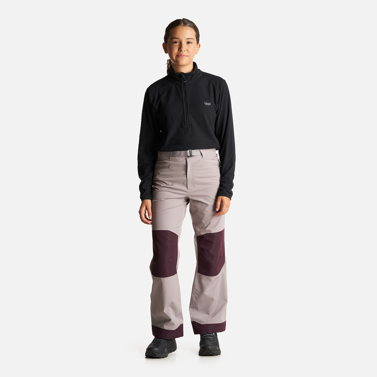 PANTALÓN NIÑA LIPPI MALVA BURDEO TEEN GIRL SIERRA NEVADA B-DRY LIGHT PANTS - 6