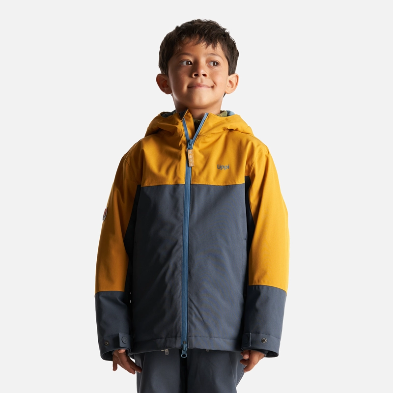 CHAQUETA NIÑO LIPPI AZUL SIERRA NEVADA B-DRY STEAM-PRO HOODY JACKET NOCHE/MOSTAZA - 2
