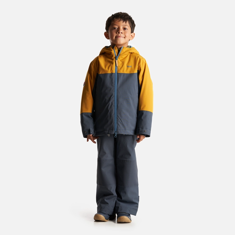 CHAQUETA NIÑO LIPPI AZUL SIERRA NEVADA B-DRY STEAM-PRO HOODY JACKET NOCHE/MOSTAZA - 7