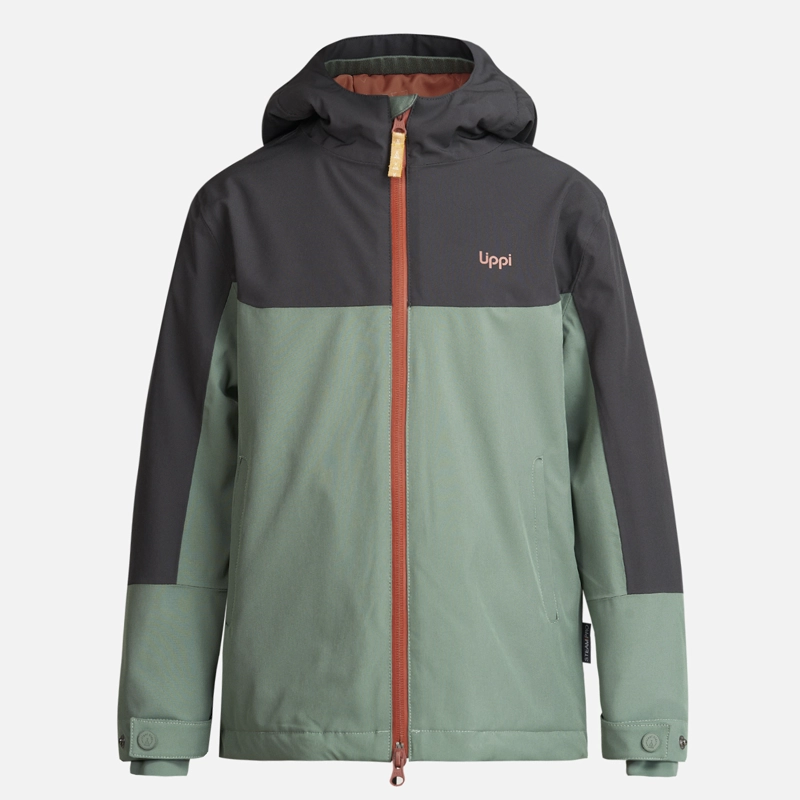 CHAQUETA NIÑO LIPPI VERDE SIERRA NEVADA B-DRY STEAM-PRO HOODY JACKET BOTELLA/NEGRO - 1