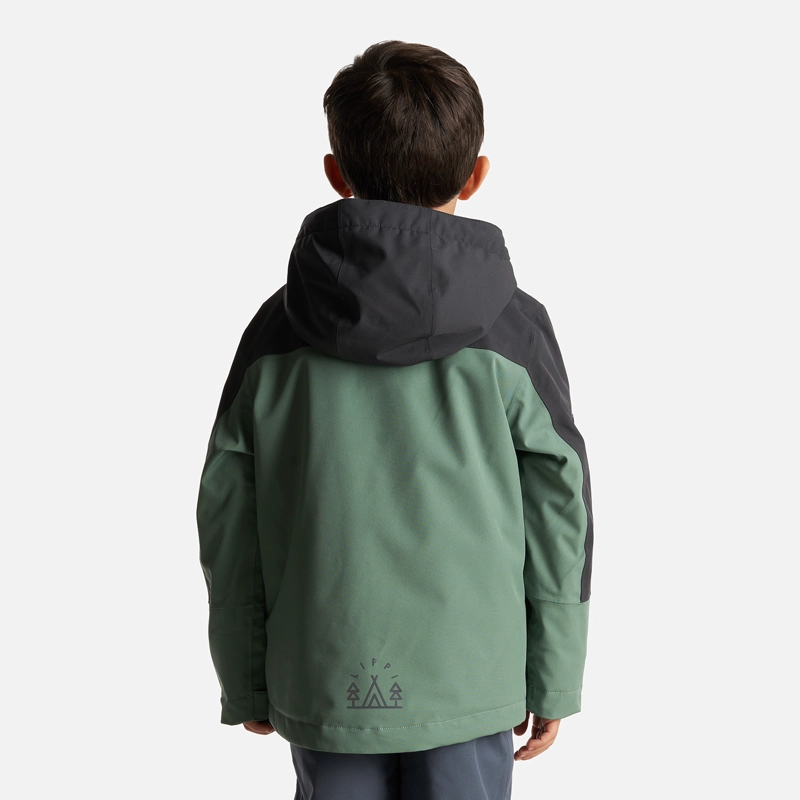 CHAQUETA NIÑO LIPPI VERDE SIERRA NEVADA B-DRY STEAM-PRO HOODY JACKET BOTELLA/NEGRO - 4