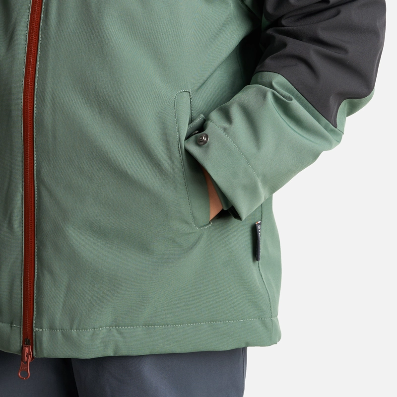 CHAQUETA NIÑO LIPPI VERDE SIERRA NEVADA B-DRY STEAM-PRO HOODY JACKET BOTELLA/NEGRO - 6