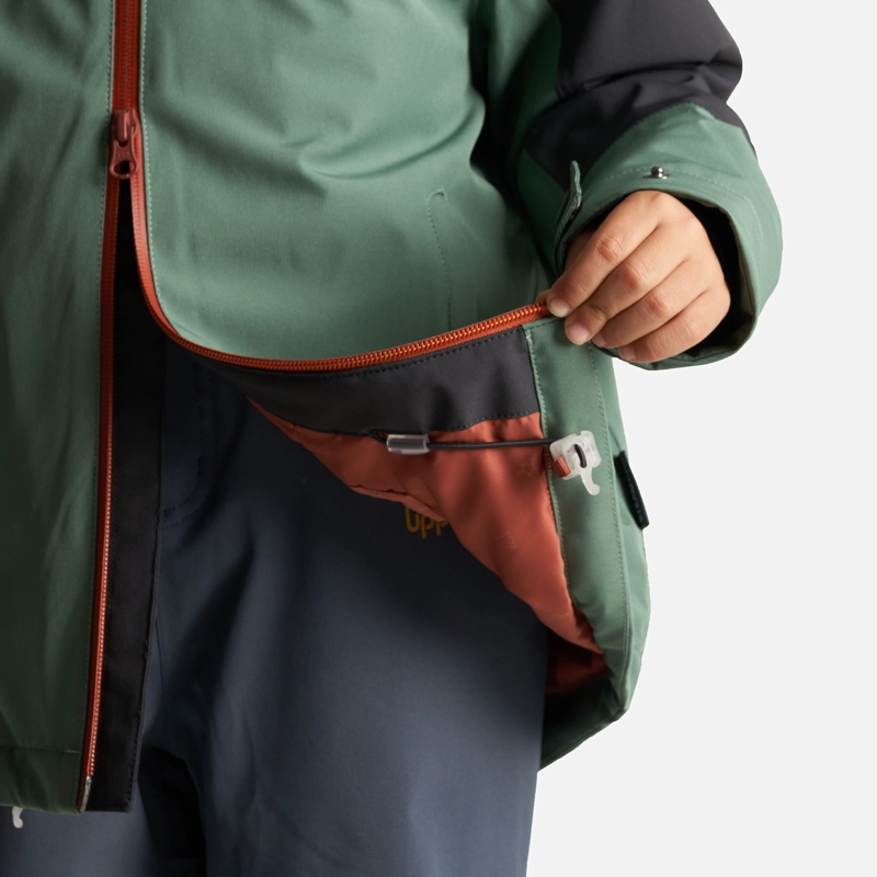 CHAQUETA NIÑO LIPPI VERDE SIERRA NEVADA B-DRY STEAM-PRO HOODY JACKET BOTELLA/NEGRO - 7