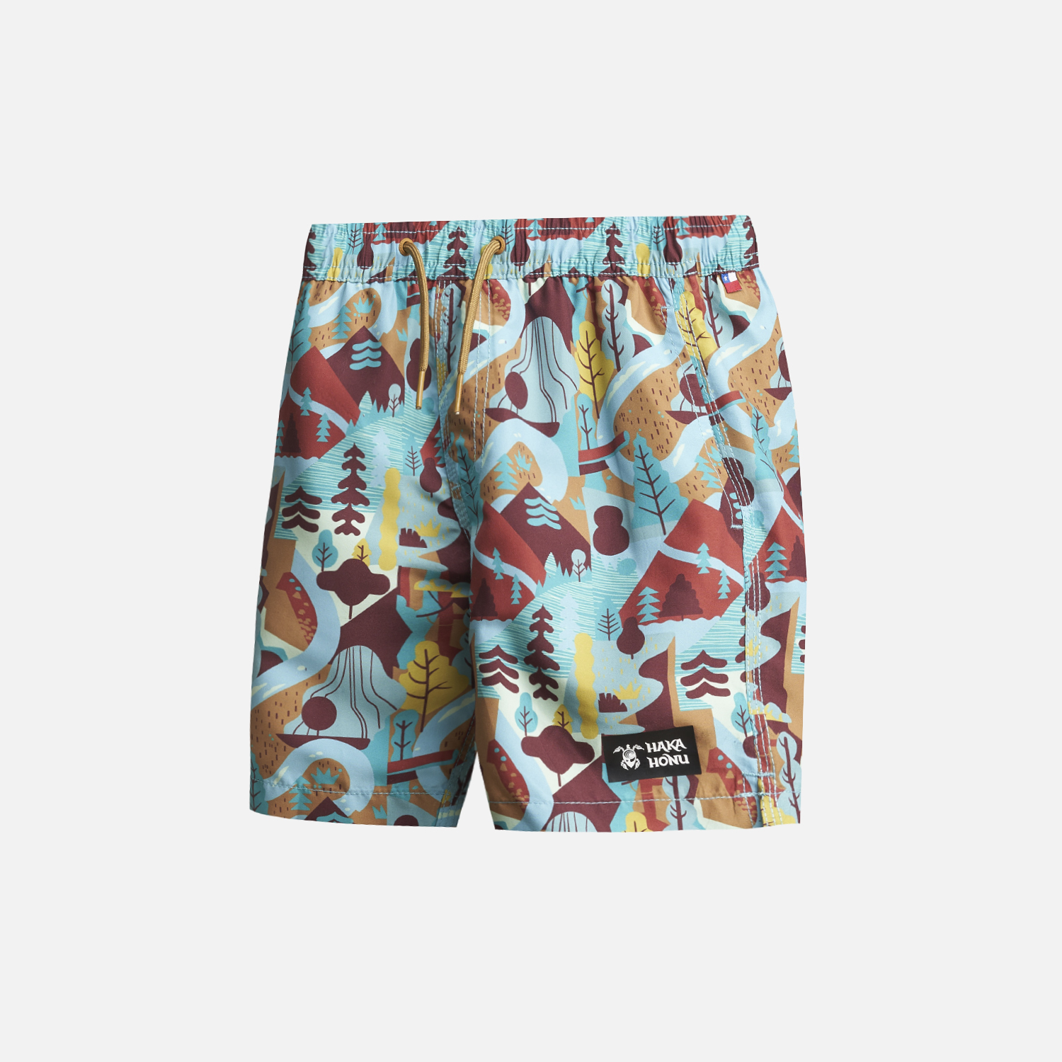 TRAJE DE BAÑO NIÑO BOMBITA PRINT TURQUESA HAKA HONU - 1