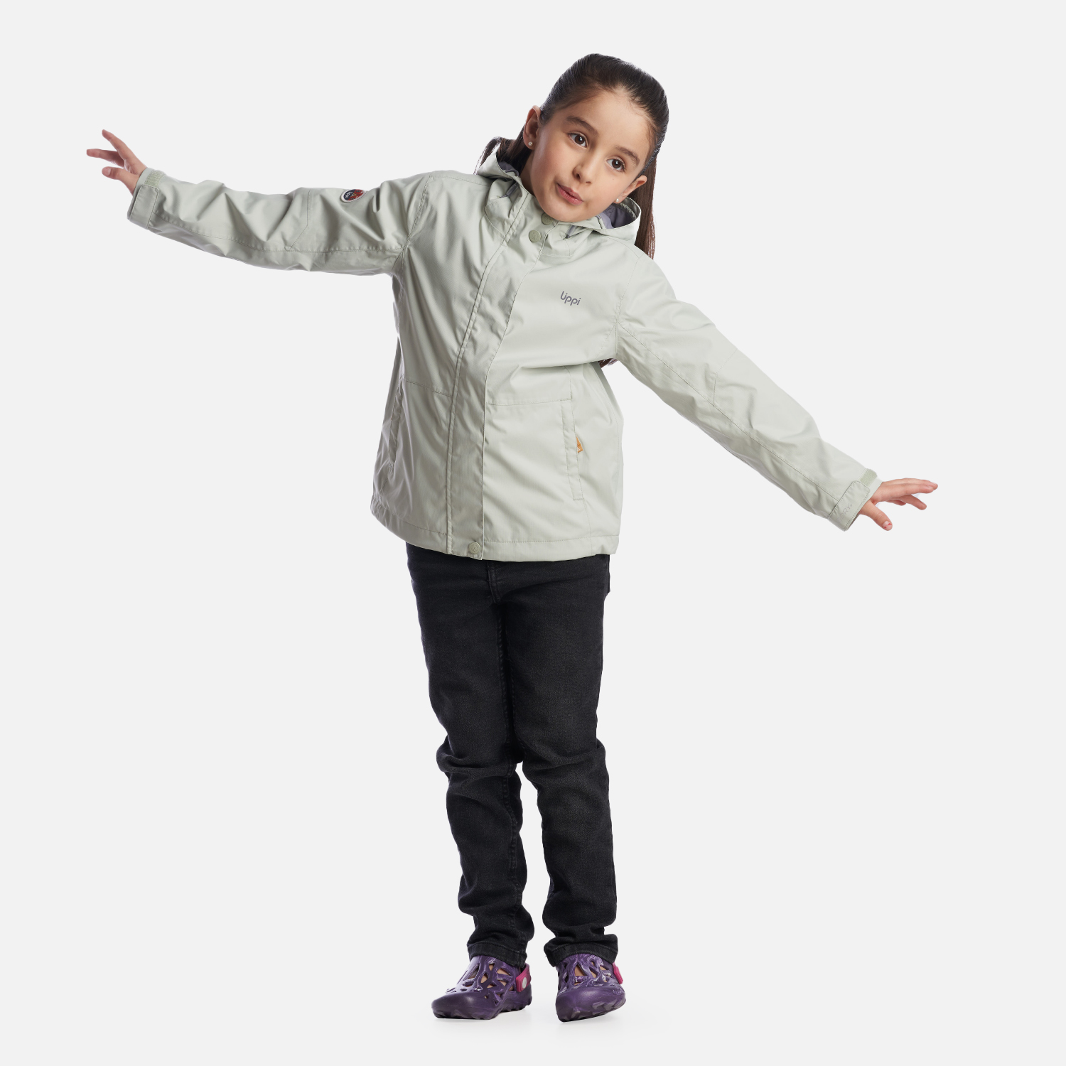 CHAQUETA NIÑA LIPPI CELESTE BLIZZARD B-DRY HOODY JACKET JADE - 7