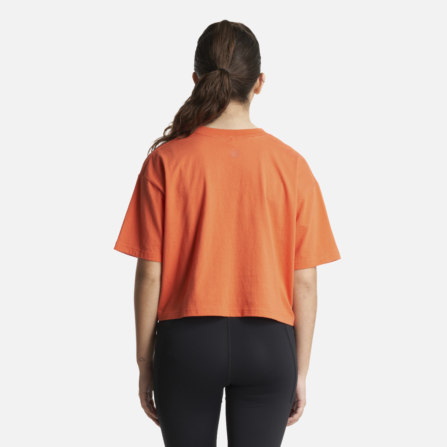 POLERA ALGODÓN NIÑA LIPPI SALMÓN TEEN GIRL SKYLINE CROP T-SHIRT - 4