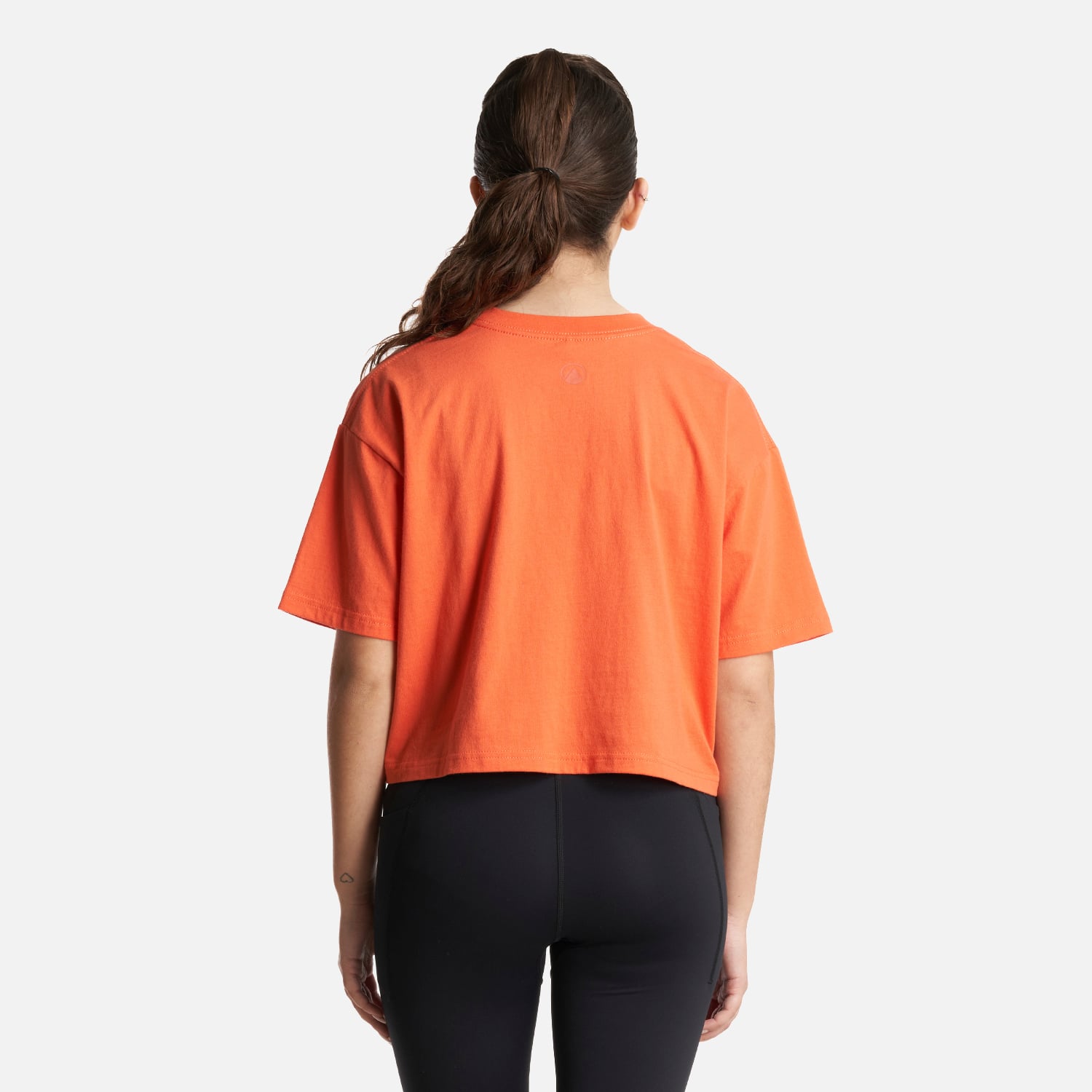 POLERA ALGODÓN NIÑA LIPPI SALMÓN TEEN GIRL SKYLINE CROP T-SHIRT - 4