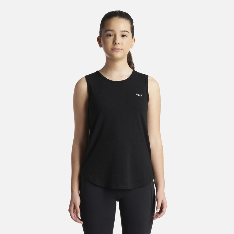 POLERA NIÑA LIPPI NEGRO TEEN GIRL SUMMIT TANK - 2