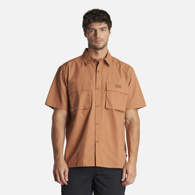 CAMISA HOMBRE SAFARI CAFE CLARO HAKA HONU - 2