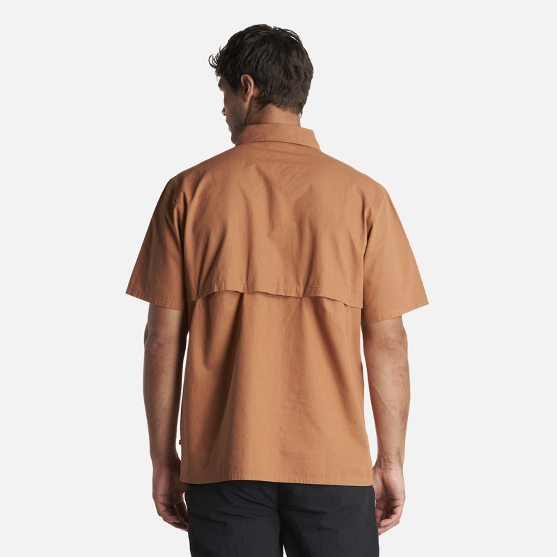 CAMISA HOMBRE SAFARI CAFE CLARO HAKA HONU - 4