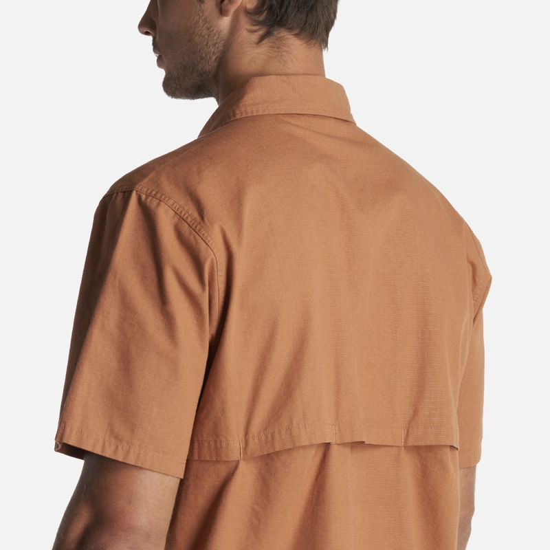 CAMISA HOMBRE SAFARI CAFE CLARO HAKA HONU - 6